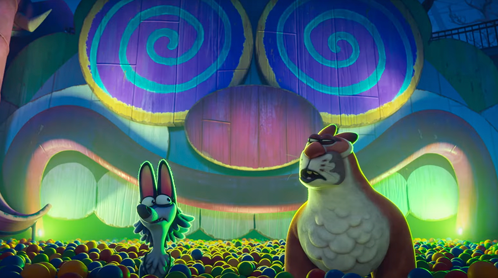 Unlikely friends wolf and tiger join forces in Night of the Zoopocalypse